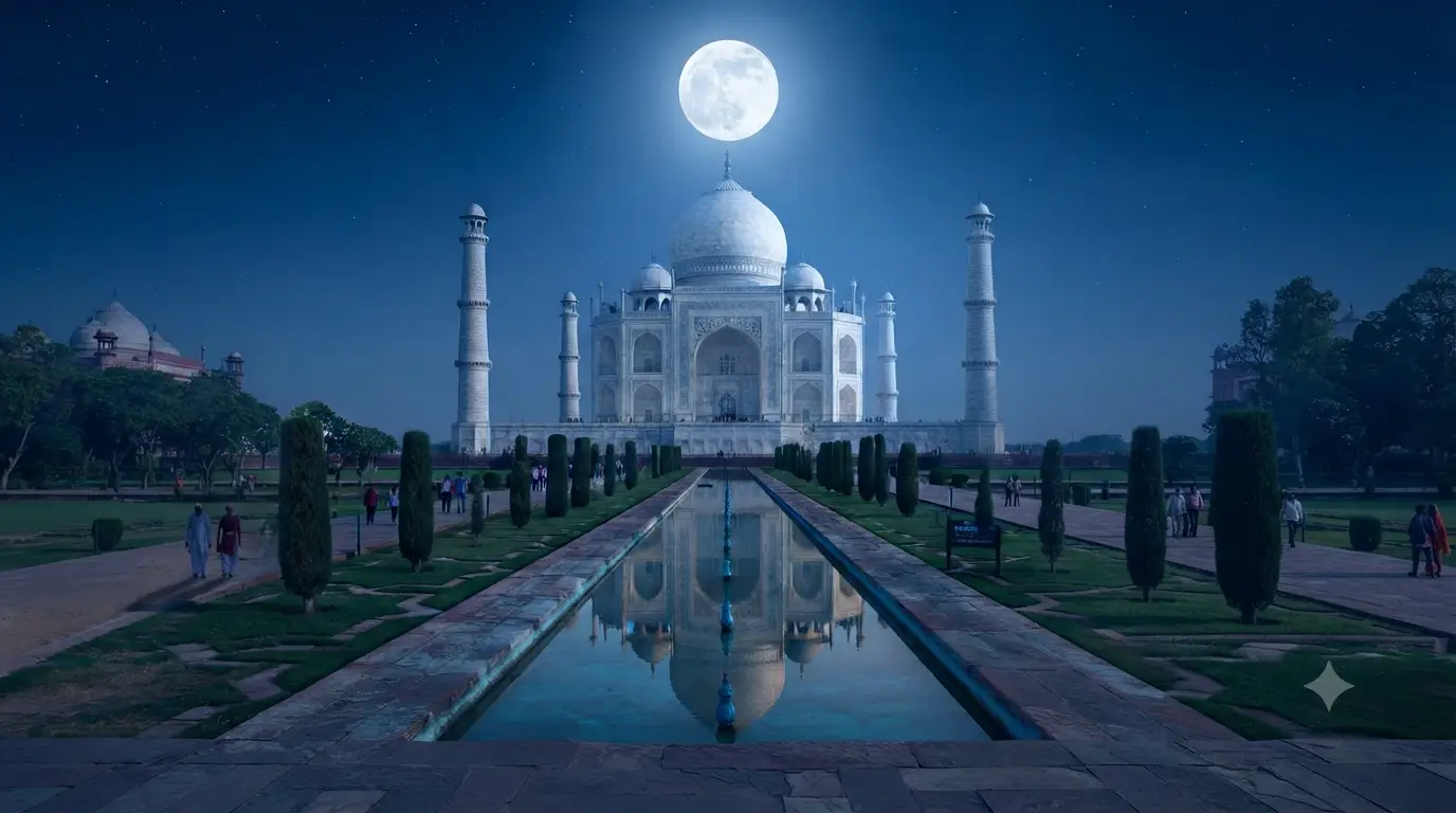 Taj Mahal Night View Tour